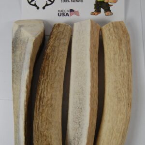 Big Dog Antler Chews - Grade B Deer and Elk Antler Pieces - Dog Chews - Antlers by The Pound, One Pound - Six Inches or Longer - Natural Healthy Long-Lasting Treat