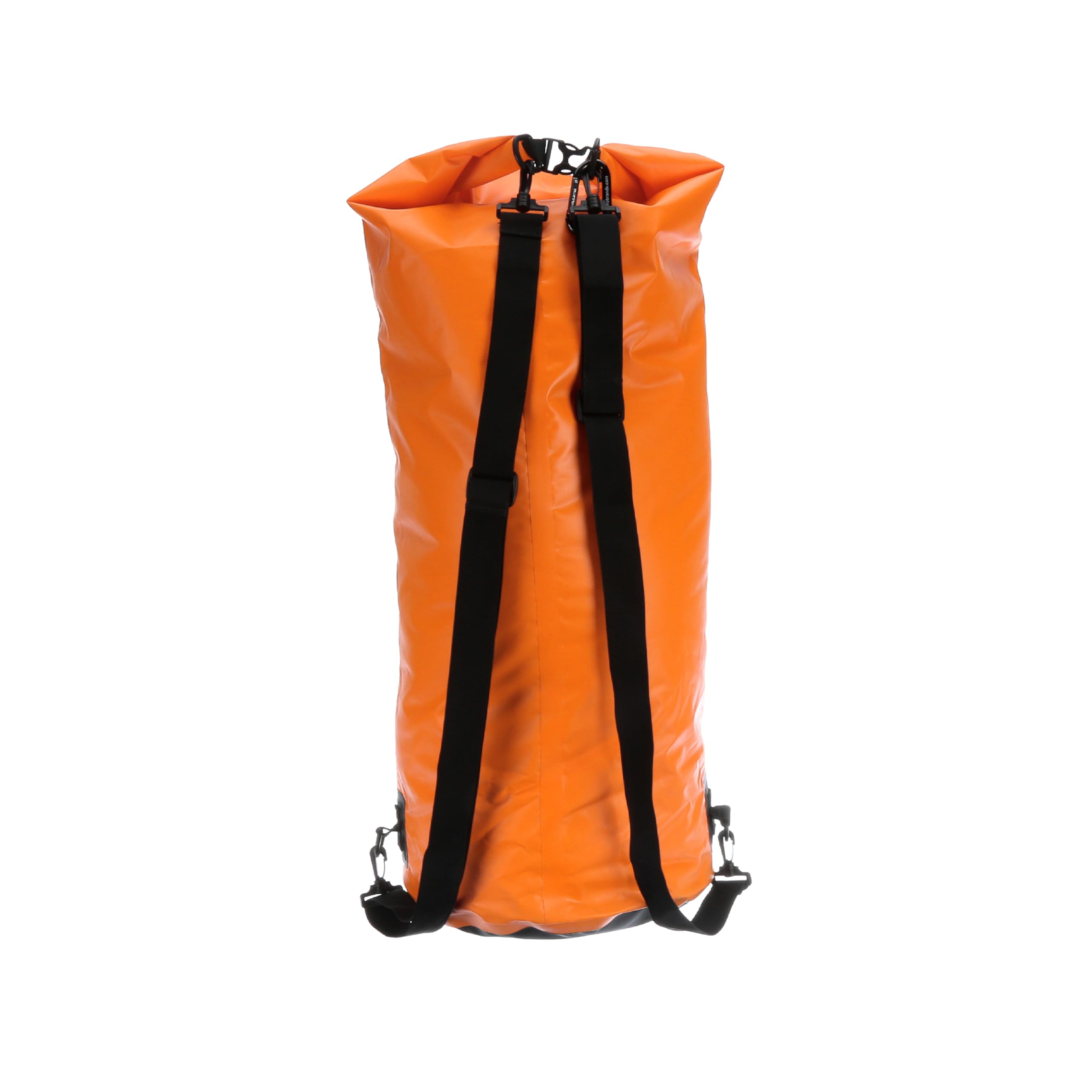 geckobrands (60L or 15.8 Gal, Neon Orange Tarpaulin Dry Bag, PVC Material, Shoulder Strap