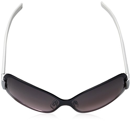 Circus NY by Sam Edelman Women's CC201 Metal Shield Rectangular Sunglasses with UV400 Protection - Trendy Gifts for Her, 132mm