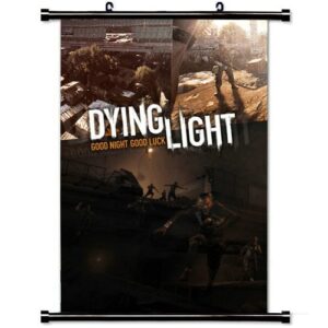 wall posters wall scroll poster with dying light survival horror action techland cross platform computer game home decor fabric painting 23.6 x 35.4 inch