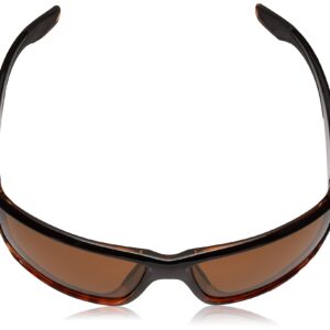 Peppers unisex adult Pipeline Sunglasses, Shiny Black/Tortoise/Brown, 65 mm US