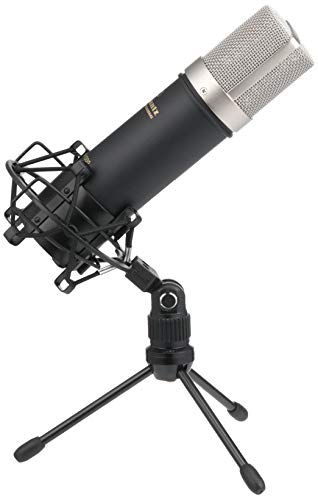 Marantz Professional MPM-1000 - Studio Recording XLR Condenser Microphone with Desktop Stand and Cable – for Podcast and Streaming Projects