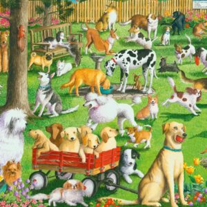 Ravensburger at The Dog Park Large Format Jigsaw Puzzle - 500 Unique Pieces | Anti-Glare Surface Ideal for Kids and Adults | Perfect for Gifting