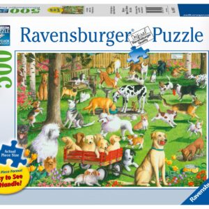 Ravensburger at The Dog Park Large Format Jigsaw Puzzle - 500 Unique Pieces | Anti-Glare Surface Ideal for Kids and Adults | Perfect for Gifting