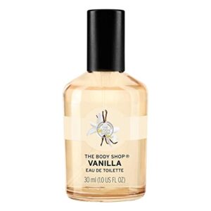 the body shop vanilla eau de toilette – sweet, classic fragrance – vegan – 30ml(1 fl oz)