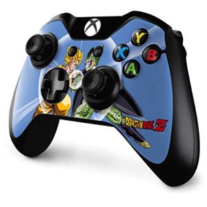 Skinit Decal Gaming Skin compatible with Xbox One Controller - Officially Licensed Dragon Ball Z Dragon Ball Z Goku & Cell Design