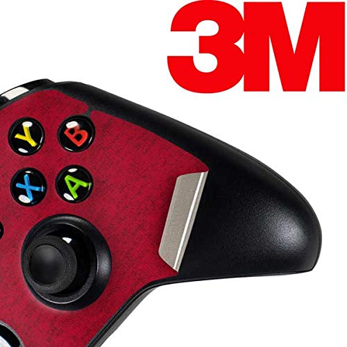 Skinit Decal Gaming Skin compatible with Xbox One Controller - Officially Licensed College Louisville Red Background Design