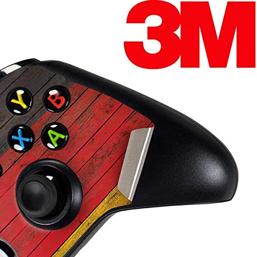 Skinit Decal Gaming Skin Compatible with Xbox One Controller - Originally Designed German Flag Dark Wood Design