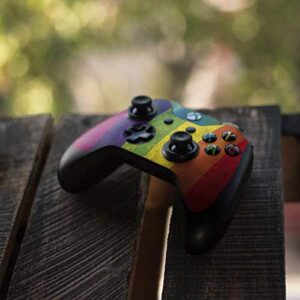 Skinit Decal Gaming Skin compatible with Xbox One Controller - Originally Designed Distressed Rainbow Flag Design