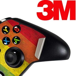 Skinit Decal Gaming Skin compatible with Xbox One Controller - Originally Designed Distressed Rainbow Flag Design