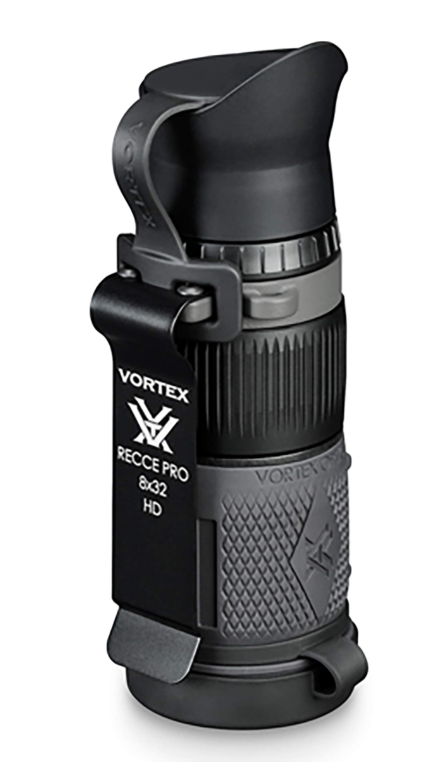 Vortex Optics Recce Pro HD 8x32 Monocular - HD Optical System, MRAD Reticle, Utility Clip, Adjustable Eyecup, Rubber Armor, Non-Slip Grip, Fogproof, Waterproof - Unlimited, Unconditional Warranty