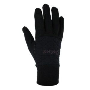 carhartt women's the iris glove, black, large