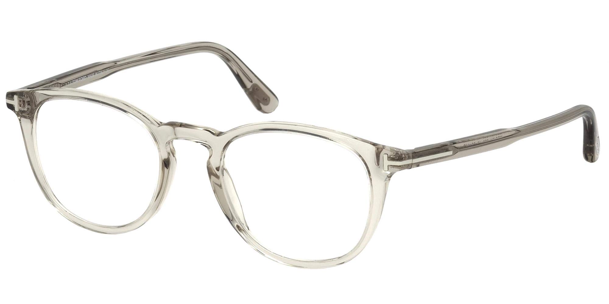 Tom Ford Oval Eyeglasses TF5401 020 Transparent Gray 51mm FT5401