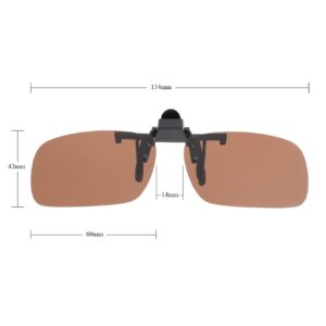 Punasi Polarized Clip-on Sunglasses Lenses for Prescription Glasses