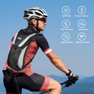 Hydration Backpack with 2L Hydration Bladder Water Backpack for Hiking Hydration Pack for Running Cycling Hiking Festival Gear.