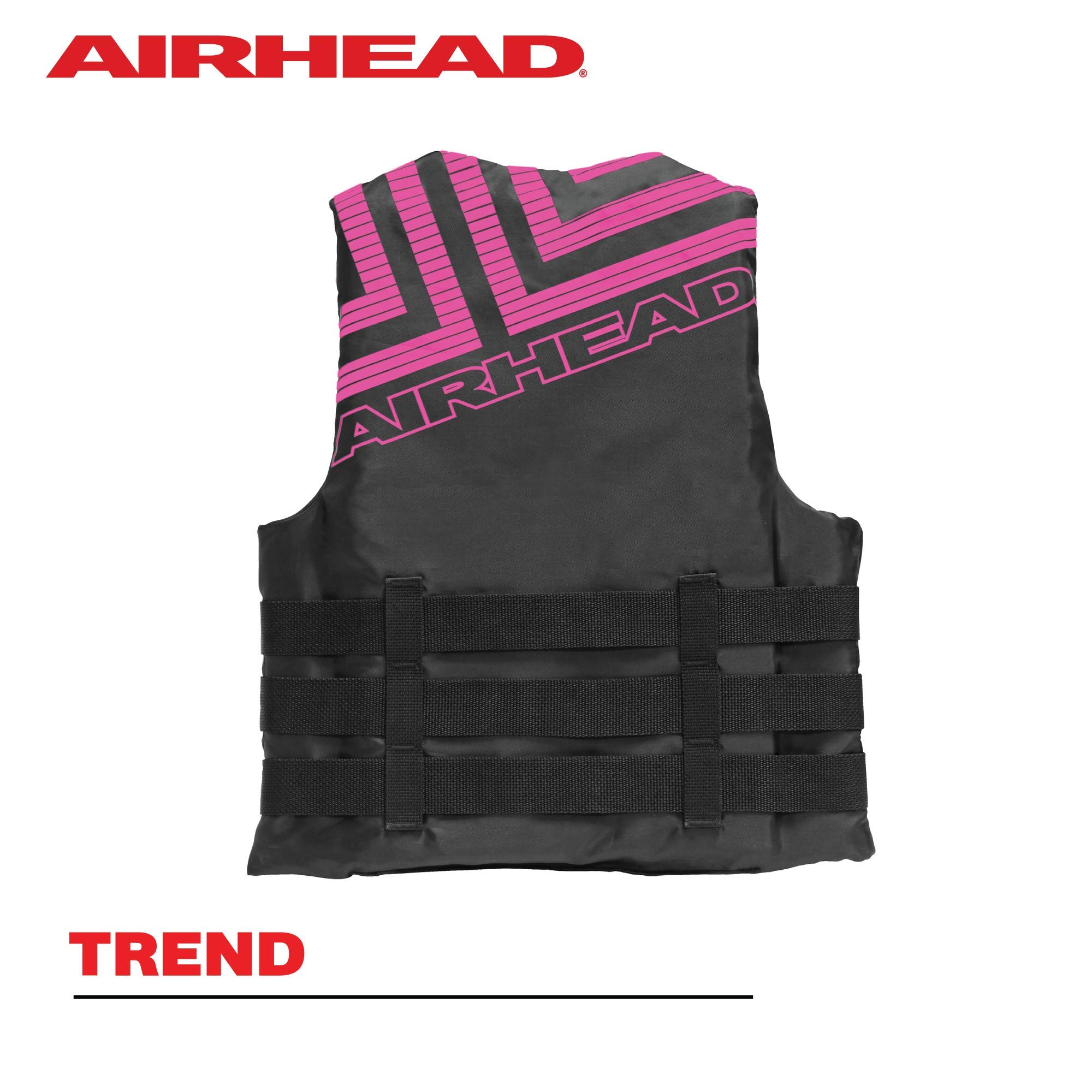 Airhead Women’s Trend Life Jacket, Coast Guard Approved, X-Small, Pink