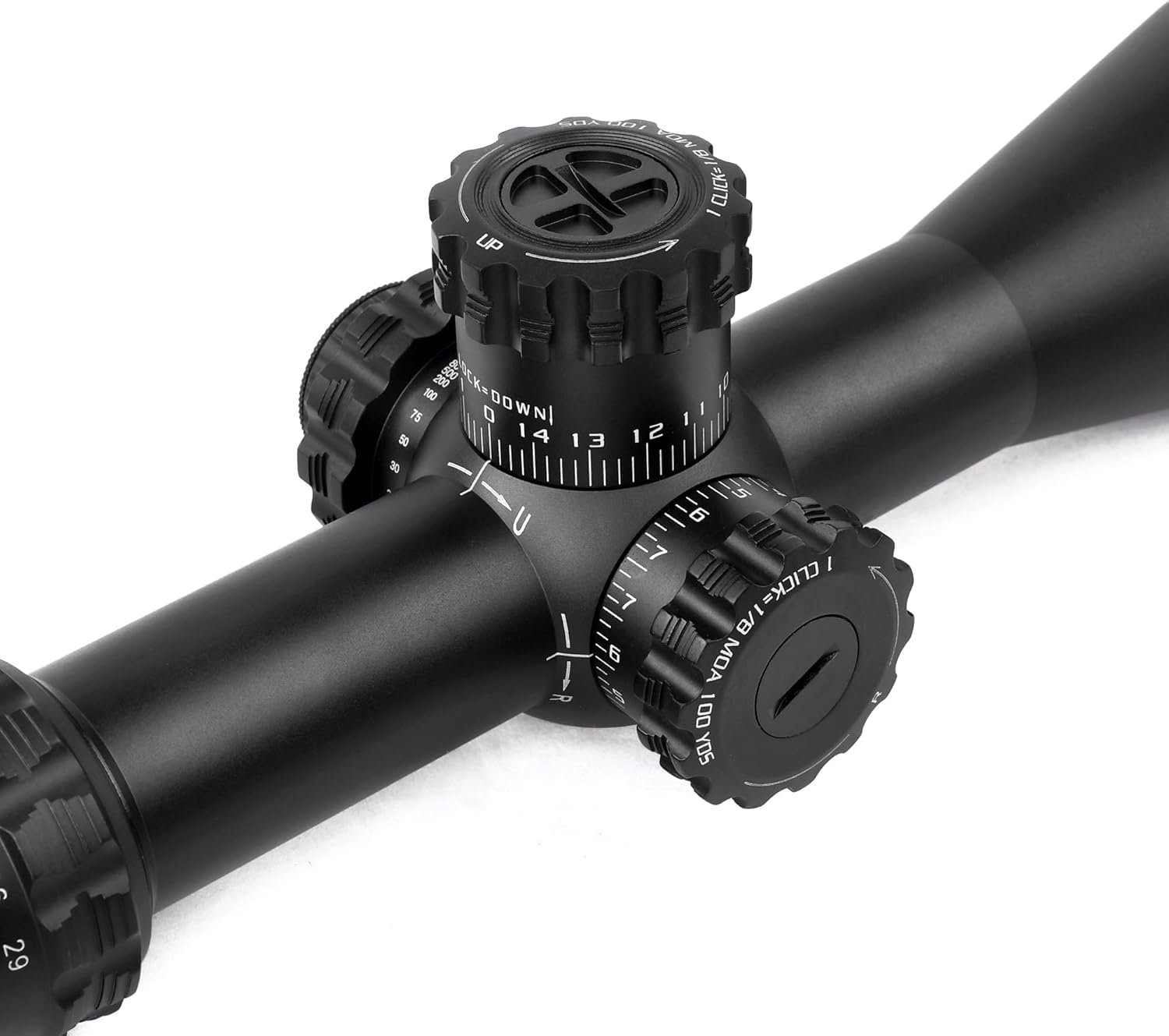 Sniper VT4.7-29X56FFP 35mm Tube First Focal Plane Rifle Scope, Side Parallax Adjustment