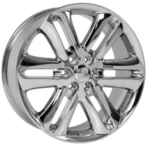 OE Wheels LLC 22 inch Rim Fits 6x135 Navigator Expedition Mark LT F-150 FR76 22x9 Chrome Wheels Hollander: 3918