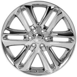 OE Wheels LLC 22 inch Rim Fits 6x135 Navigator Expedition Mark LT F-150 FR76 22x9 Chrome Wheels Hollander: 3918