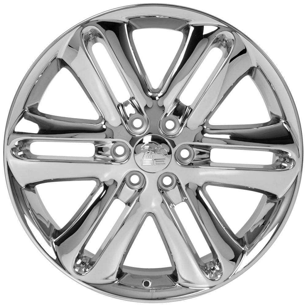 OE Wheels LLC 22 inch Rim Fits 6x135 Navigator Expedition Mark LT F-150 FR76 22x9 Chrome Wheels Hollander: 3918