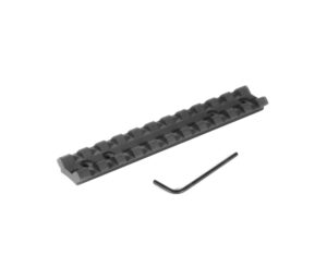 egw takedown picatinny rail scope mount 10 moa matte black compatible with ruger 10-22