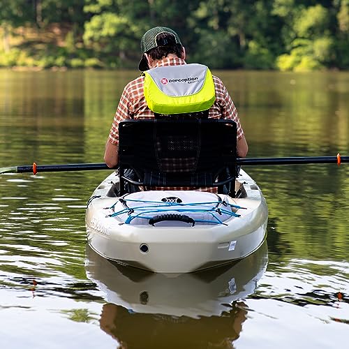 Perception Kayaks Pescador Pro 10 | Sit on Top Fishing Kayak with Adjustable Lawn Chair Seat | Large Front and Rear Storage | 10' 6" | Moss Camo