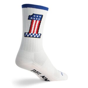 sockguy sgx6 evel1 sock one color, l/xl - men's