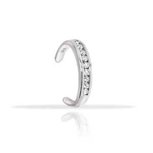 Hoops & Loops Sterling Silver Chanel Toe Ring