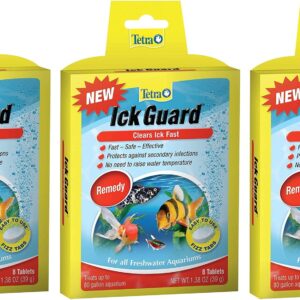 Tetra Ick Guard Tablets - 24 Tablets Total (3 Packs with 8 Tablets per Pack)