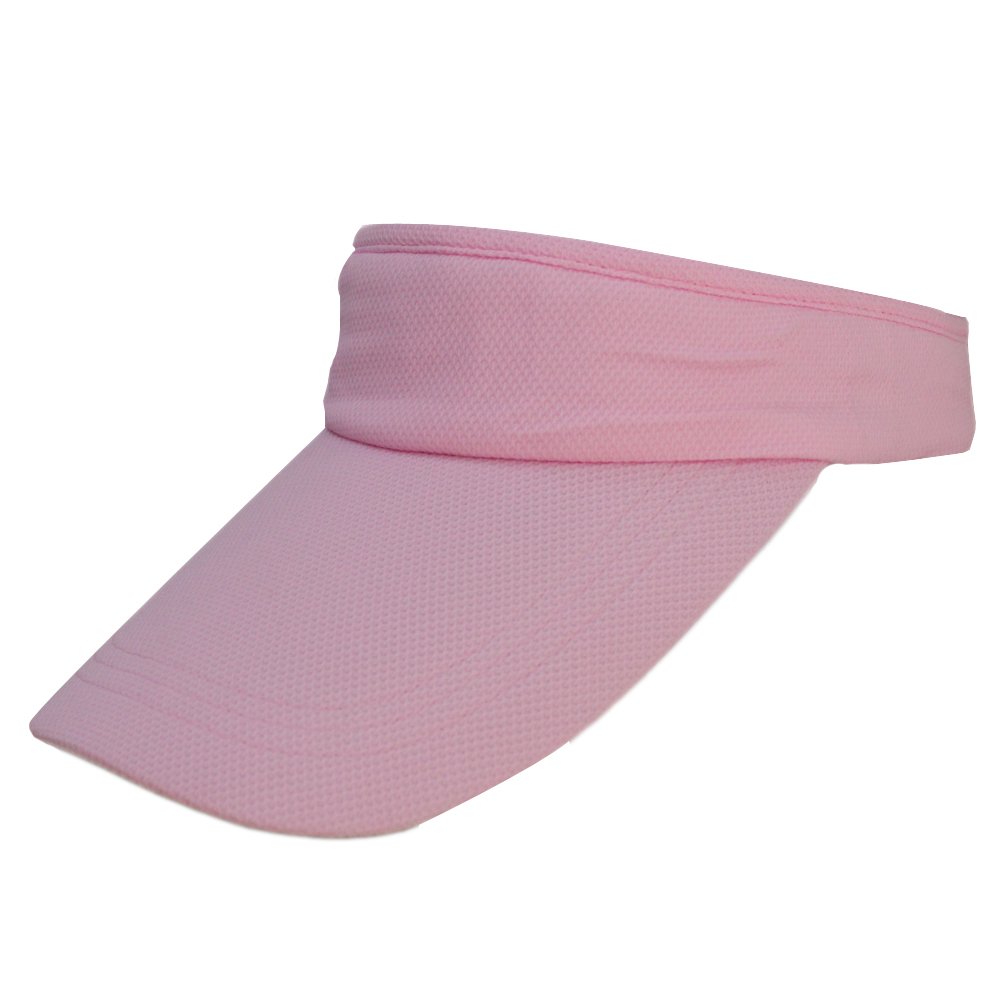 Summer Outdoor Sports Beathable Long Brim Empty Top Baseball Sun Cap Hat Visor Pink