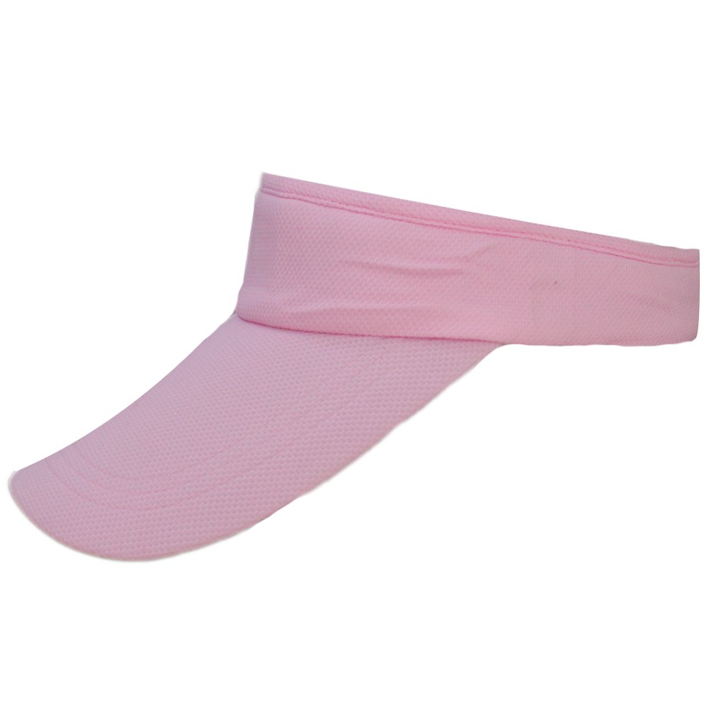 Summer Outdoor Sports Beathable Long Brim Empty Top Baseball Sun Cap Hat Visor Pink