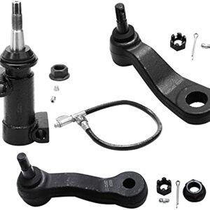 Detroit Axle - AWD Front End 13pc Suspension Kit for Silverado Sierra Chevy GMC Avalanche Suburban Yukon XL 1500 Tahoe Escalade ESV EXT, Upper Control Arms Lower Ball Joints Sway Bars Tie Rods