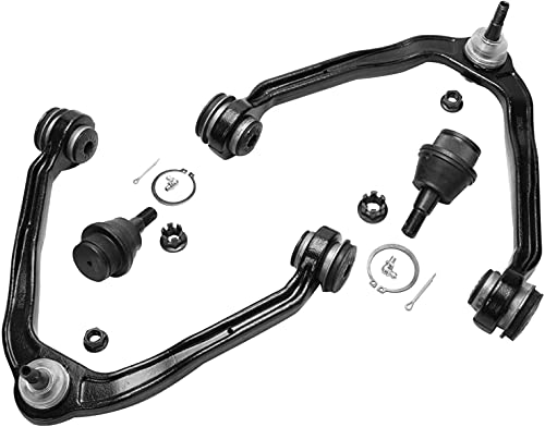 Detroit Axle - AWD Front End 13pc Suspension Kit for Silverado Sierra Chevy GMC Avalanche Suburban Yukon XL 1500 Tahoe Escalade ESV EXT, Upper Control Arms Lower Ball Joints Sway Bars Tie Rods