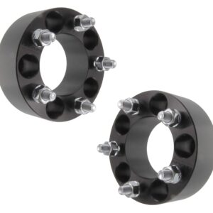 2pc 50mm (2") 5x4.5 to 5x4.5 Black Wheel Spacers fits Ford Mustang Edge Ranger Explorer