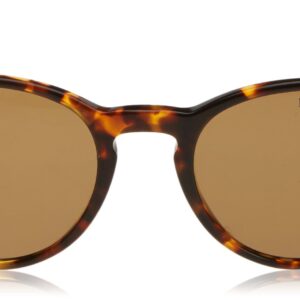 Polo Ralph Lauren Men's PH4110 Semi-Circular Sunglasses, Shiny Antique Havana/Polarized Brown, 50 mm