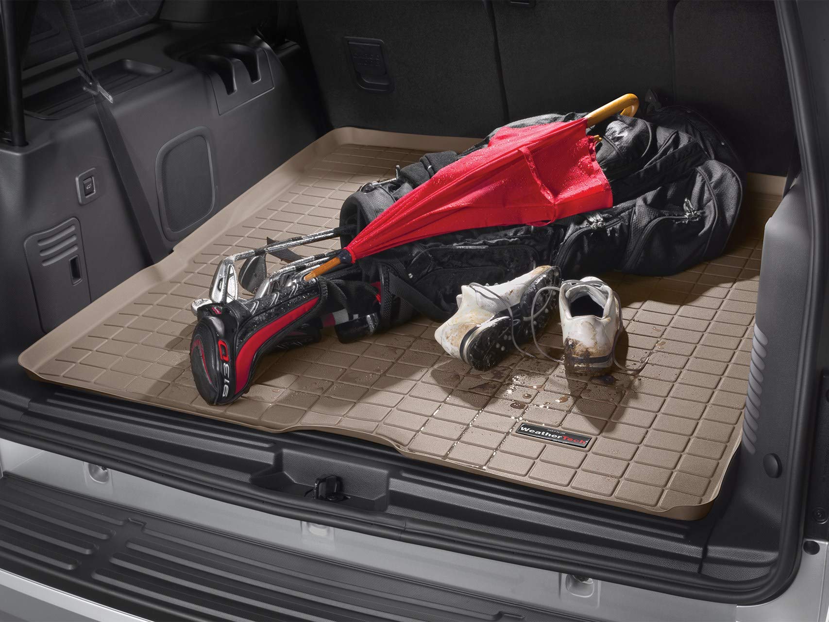 WeatherTech Cargo Trunk Liner for Volvo XC90 Recharge, XC90 - Behind 2nd Row (40805) Black