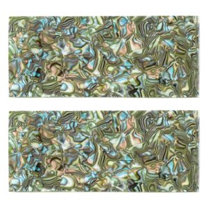 Colorful Celluloid Guitar Head Veneer Shell Sheet Luthier Supply Pack of 2