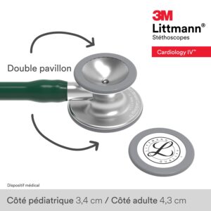 3M Littmann Cardiology IvTM 27"; Stethoscope Hunter Green