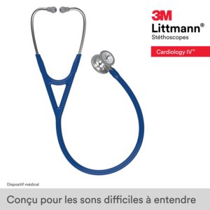 3M 6154 Littmann Health Care Cardiology IV Stethoscope, Navy Blue