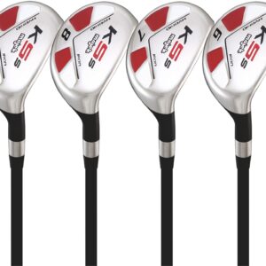 Senior Men’s Majek Golf All Hybrid Partial Set, which includes: #5, 6, 7, 8, 9, PW Senior Flex Right Handed New Utility “A” Flex Club