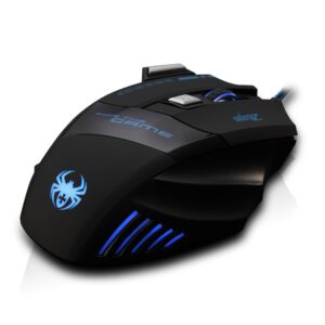 zelotes 7200 DPI 7 Buttons Professional LED Optical USB Wired Gaming Mouse Mice for Gamer