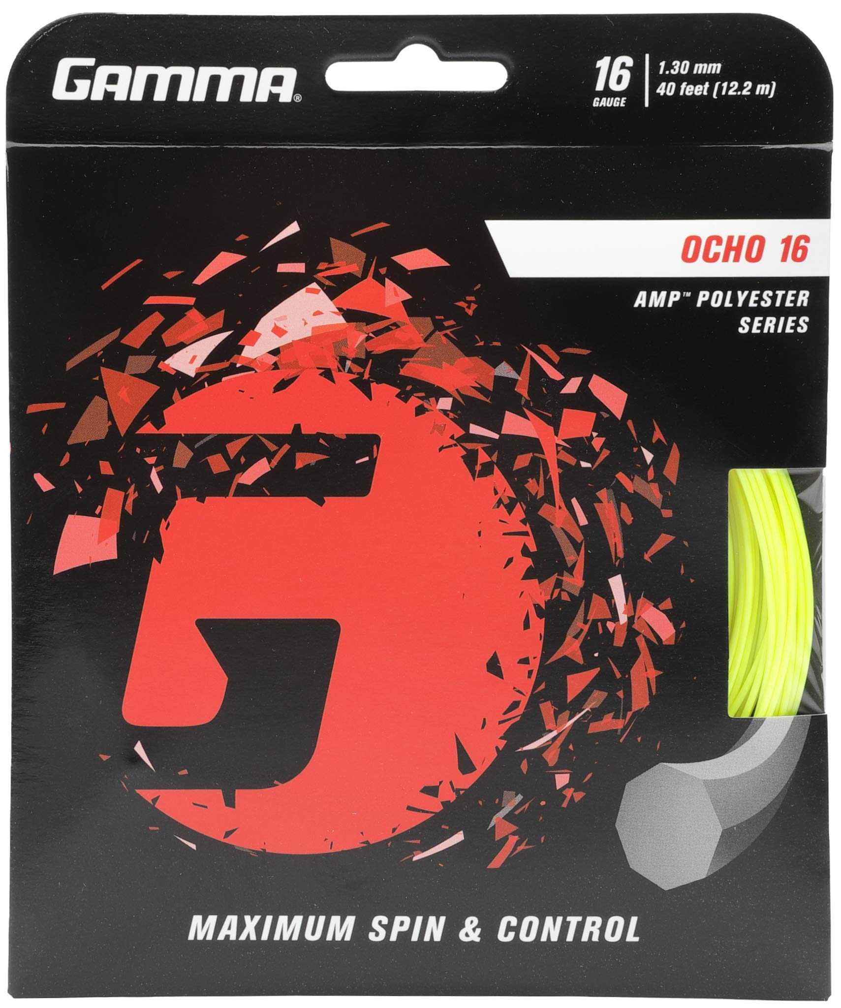 GAMMA unisex adult 16 Gauge AMP OCHO, Neon Yellow, Gauge US