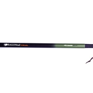 DRAGONtail Tenkara Hellbender Big Fish Zoom 13' / 11.3' Tenkara Rod Plus Complete Starter Package – Flies, Leader, Tippet, Line Holder, Storage Tube, and Rod Sock