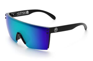 heat wave visual lazer face z87 sunglasses in galaxy blue