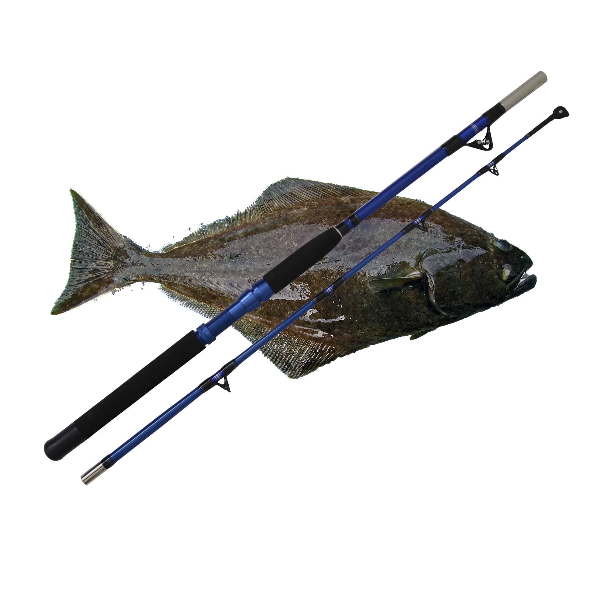 Santiam Fishing Rods Travel Rod 2 Piece 5'6" 60-80lb (60-130lb Braid) Halibut/Tuna/Saltwater Rod