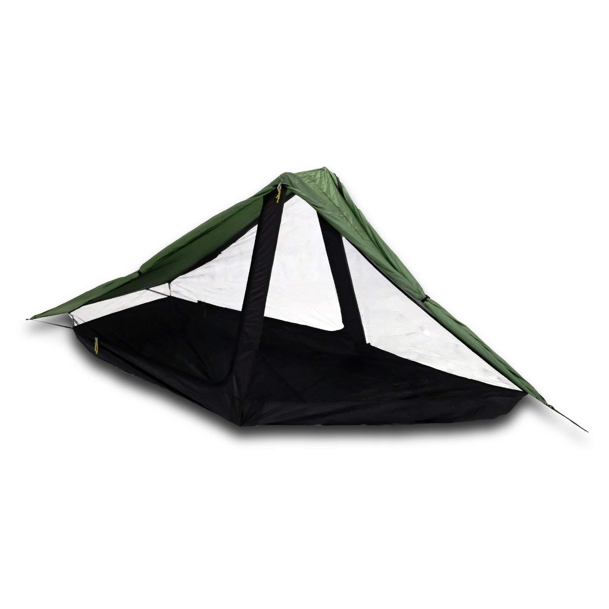 Six Moon Designs Skyscape Scout Green 1 Person Ultralight Tent. Just 38 oz. Affordable Backpacking Tent. Polyurethane Coated 190T Polyester. Trekking Pole Setup. Great First Ultralight.