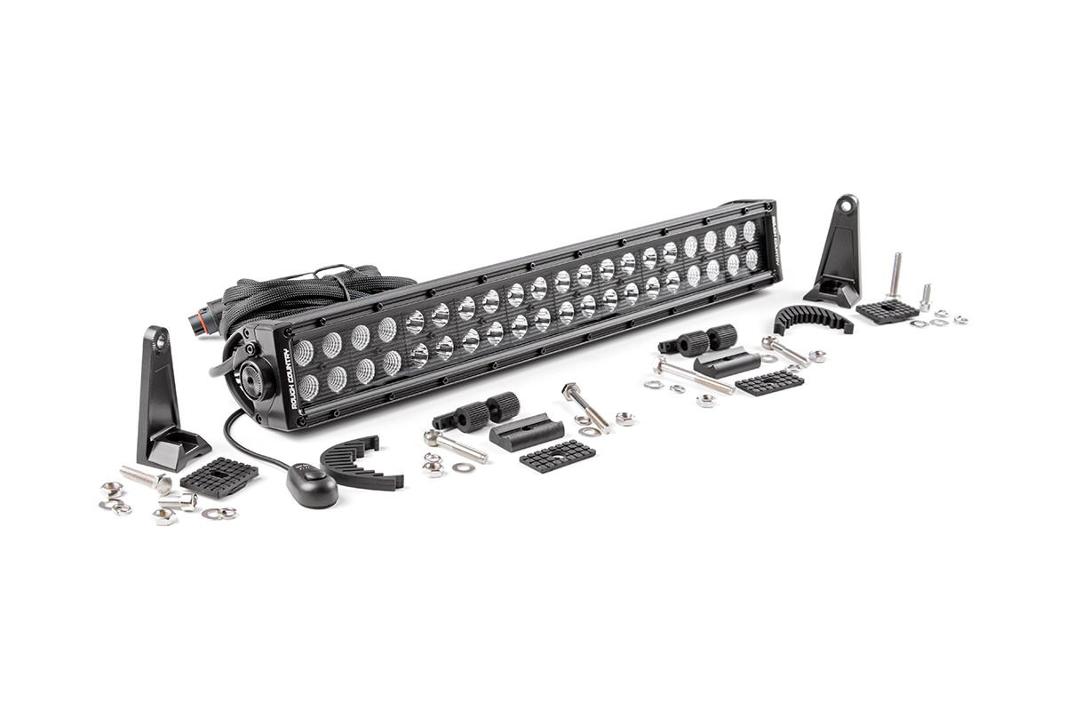 Rough Country 20" Black Series Dual Row CREE LED Light Bar - 70920BL