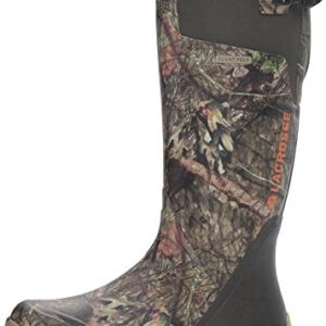 LaCrosse Alphaburly Pro 18" Hunting Boots for Men Featuring Waterproof Rubber, Adjustable Gusset, and EVA Footbed, Mossy Oak Break-Up Country - 9 M