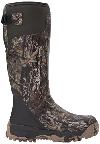 LaCrosse Alphaburly Pro 18" Hunting Boots for Men Featuring Waterproof Rubber, Adjustable Gusset, and EVA Footbed, Mossy Oak Break-Up Country - 9 M