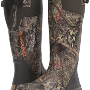 LaCrosse Alphaburly Pro 18" Hunting Boots for Men Featuring Waterproof Rubber, Adjustable Gusset, and EVA Footbed, Mossy Oak Break-Up Country - 9 M